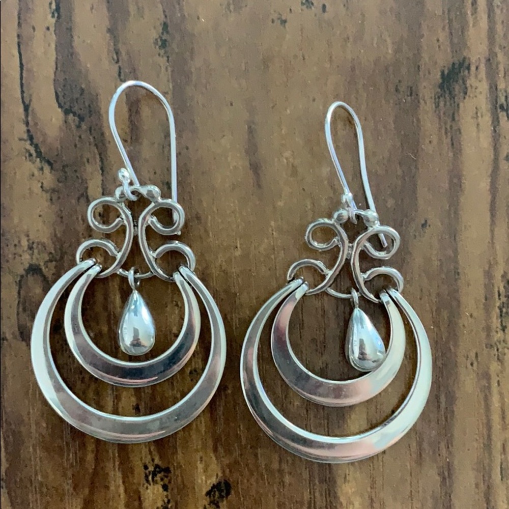 Beautiful silver, never-worn earrings!